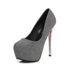 Gold High Heels platform heels shoes woman pumps women shoes high heels party wedding shoes tacones mujer tacones plataforma