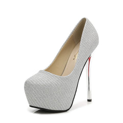 Gold High Heels platform heels shoes woman pumps women shoes high heels party wedding shoes tacones mujer tacones plataforma
