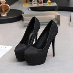 Gold High Heels platform heels shoes woman pumps women shoes high heels party wedding shoes tacones mujer tacones plataforma