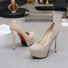 Gold High Heels platform heels shoes woman pumps women shoes high heels party wedding shoes tacones mujer tacones plataforma