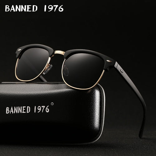 UV400 HD Polarized men women Sunglasses Classic fashion retro Brand Sun glasses Coating Drive Shades gafas De Sol Masculino