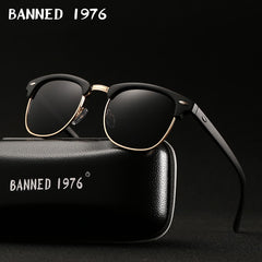 UV400 HD Polarized men women Sunglasses Classic fashion retro Brand Sun glasses Coating Drive Shades gafas De Sol Masculino