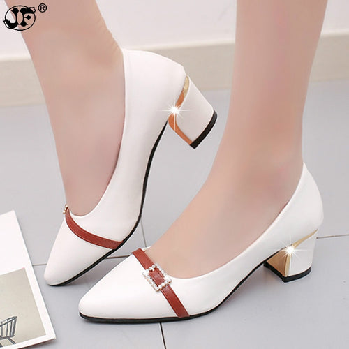 summer Office shoes Women Pumps high heels Party Simple Pointed Shallow high heels Woman Office shoes women 236