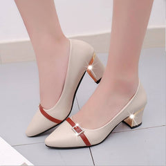 summer Office shoes Women Pumps high heels Party Simple Pointed Shallow high heels Woman Office shoes women 236