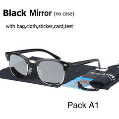 UV400 HD Polarized men women Sunglasses Classic fashion retro Brand Sun glasses Coating Drive Shades gafas De Sol Masculino
