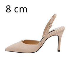 Women Pumps Sexy Summer Shoes High Heels Brand Woman Party Shoes Slingback Pointed Toe Buckle Strap Female Dress Shoes Plus Size