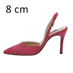 Women Pumps Sexy Summer Shoes High Heels Brand Woman Party Shoes Slingback Pointed Toe Buckle Strap Female Dress Shoes Plus Size