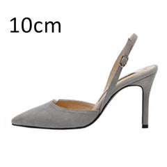 Women Pumps Sexy Summer Shoes High Heels Brand Woman Party Shoes Slingback Pointed Toe Buckle Strap Female Dress Shoes Plus Size