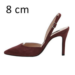 Women Pumps Sexy Summer Shoes High Heels Brand Woman Party Shoes Slingback Pointed Toe Buckle Strap Female Dress Shoes Plus Size
